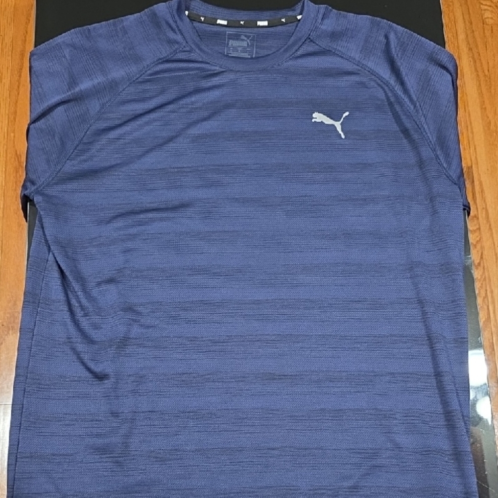 Puma Men's Navy Short Sleeve Tee